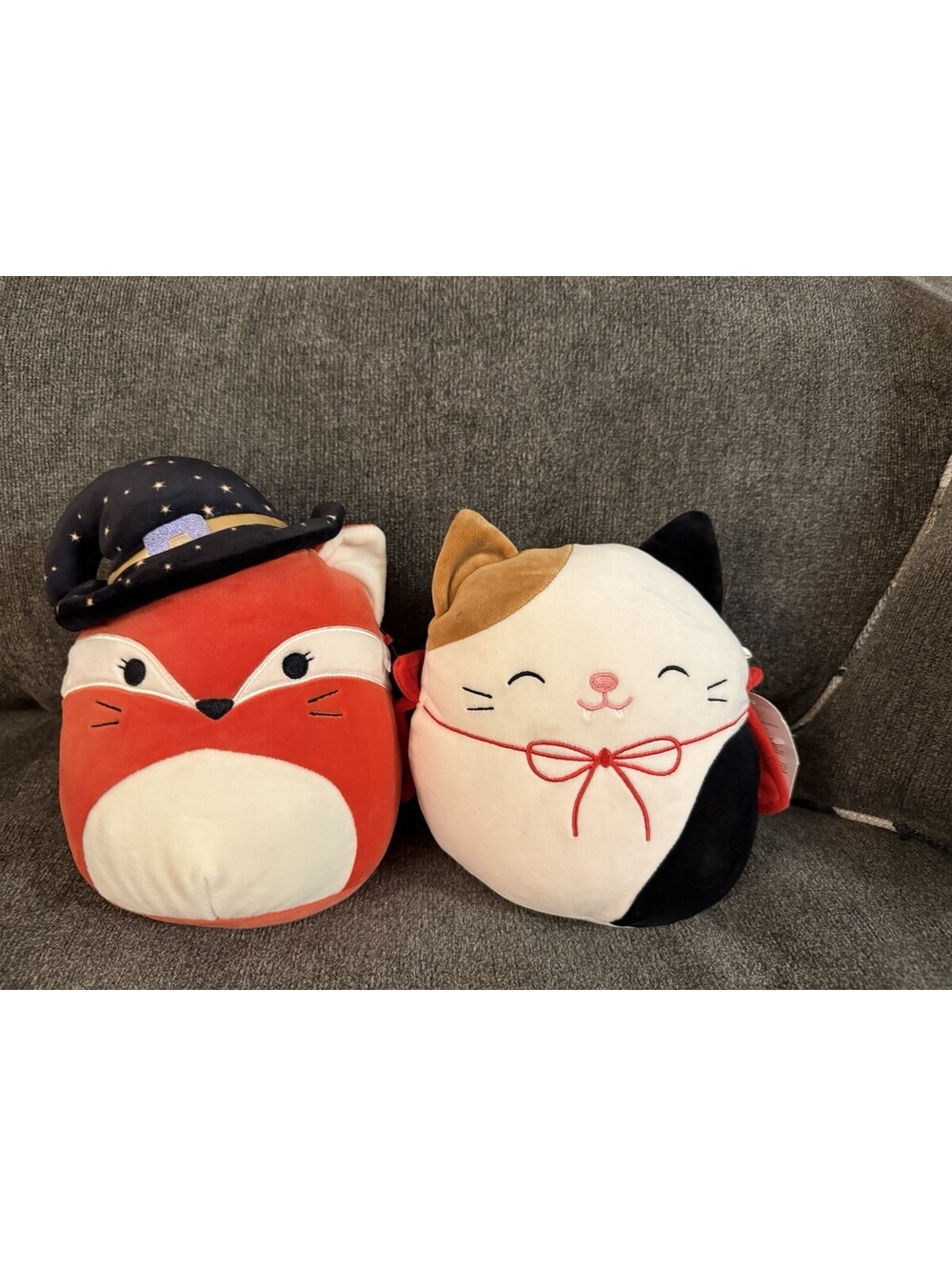 Squishmallow Halloween 8” Plush Lot - Vampire Cam & Witch Fifi Fox 8 Inch Bundle